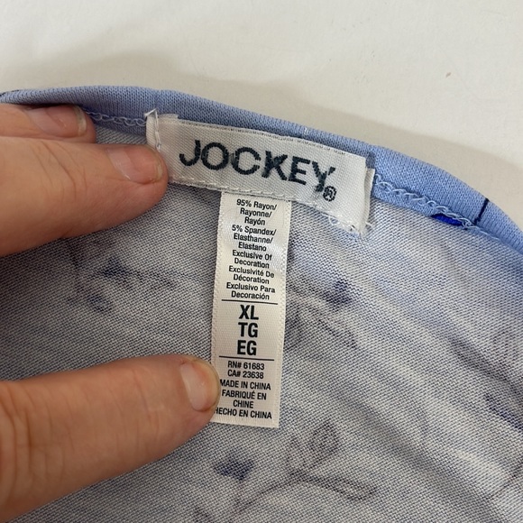 Jockey Cooling Comfort Cami Sleepshirt Gown Faint Floral XL - Picture 11 of 13